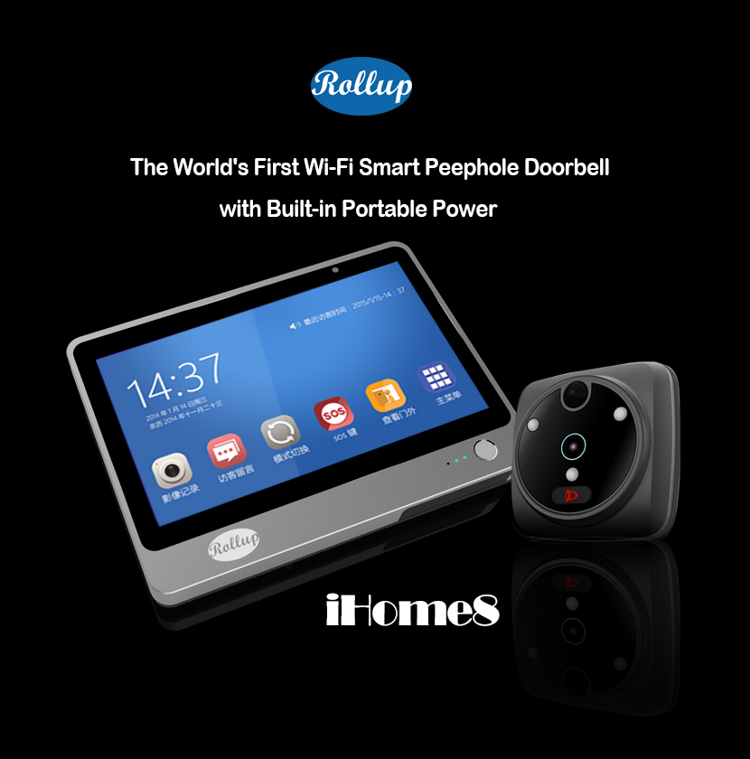 Rollup iHome 8 Wi-Fi Peephole Doorbell is coming soon